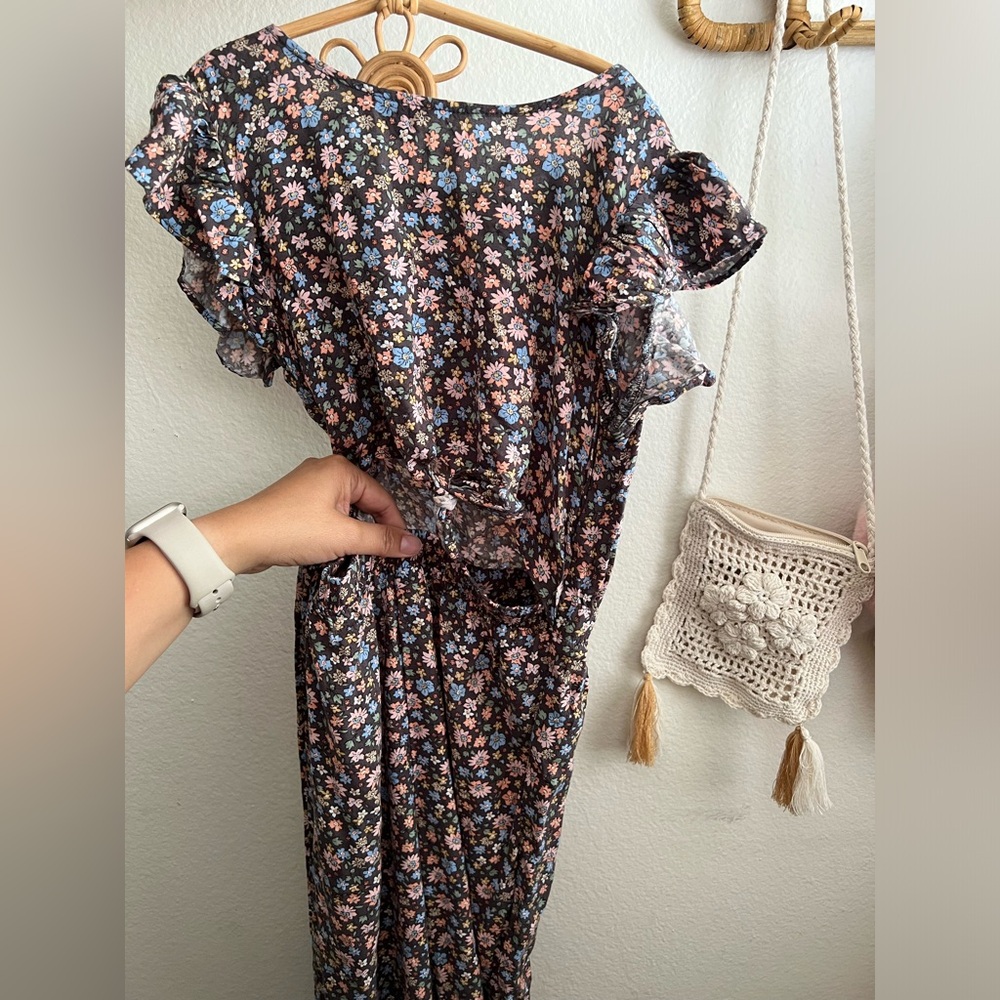 Girls floral H&M romper